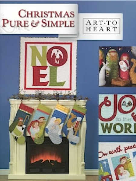 Christmas Pure and simple book by Nancy Halvorsen UK