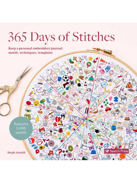 365 Days of stitches embroidery book by Steph Arnold for Search Press