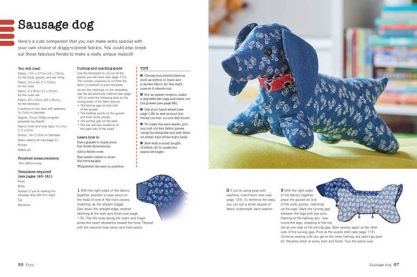 Sewing Machine Projects for Children sausage dog from Sewing Machine Projects for Children by Angela Pressley UK