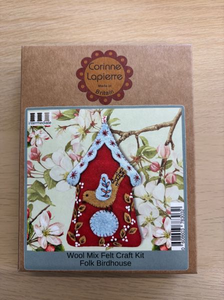 Folk Birdhouse felt Kit by Corinne Lapierre UK