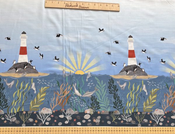 Puffin Rock double border from Lewis and Irene UK