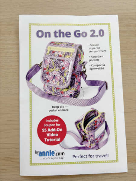 On the Go 2.0 bag pattern By Annie UK