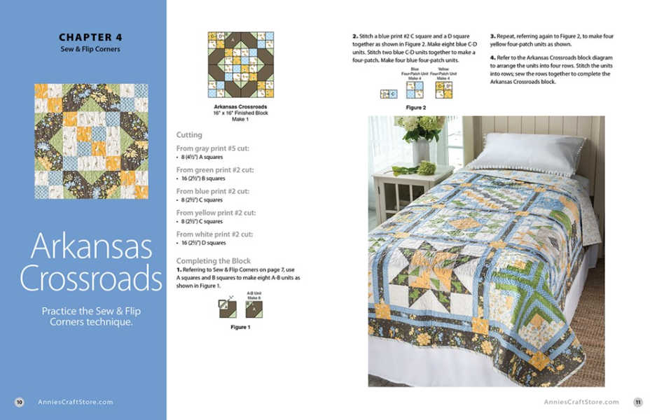 inside Learn as You Go Stitch the Daydream Sampler by Carolyn Beam for By Annie's UK