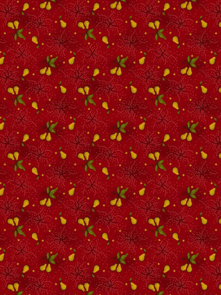 Pear Orchard Quilting Fabric from Kim Diehl's  Baubles and Balsam collection for Henry Glass UK