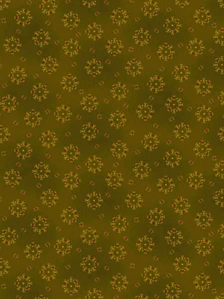 Berry Wreaths Quilting Fabric from Kim Diehl's  Baubles and Balsam collection for Henry Glass UK