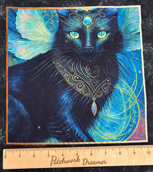 Feline Fantasia Panel by Quilting Treasures - Image 2