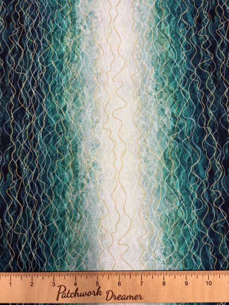 Hill Shine Teal by Robert Kaufman Fabrics - Image 2