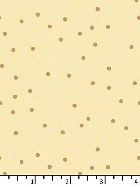 Ecru dot blender quilting fabric from the Sands of Time collection by EQP Textiles UK.