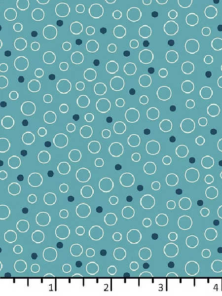 Fountain blue bubble blender quilting fabric from the Sands of Time collection by EQP Textiles UK.