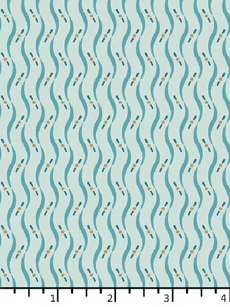 Regatta Quilting Fabric Frosty Blue | Sands of Time | EQP Textiles UK