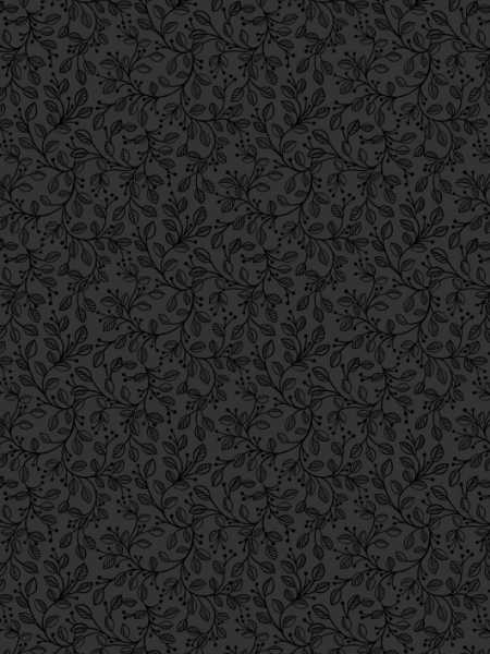 Lewis & Irene UK black-on-black Forest Vines quilting fabric from the Tiny Tonals collection