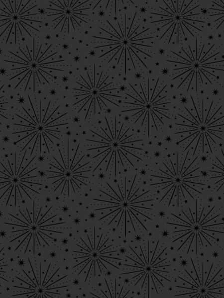 Lewis & Irene UK black on black Starburst quilting fabric from the Tiny Tonals collection
