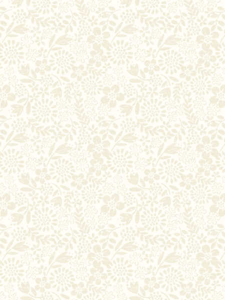 Lewis & Irene UK cream on cream Flower Garden quilting fabric from the Tiny Tonals collection