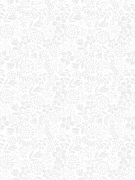 Lewis & Irene UK white on white Flower Garden quilting fabric from the Tiny Tonals collection