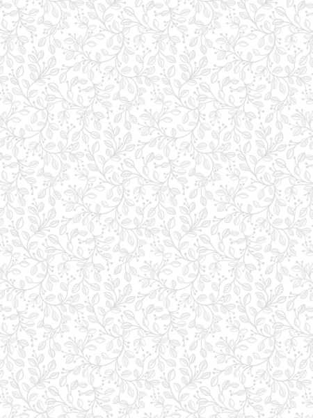 Lewis & Irene UK white on white Forest Vines quilting fabric from the Tiny Tonals collection
