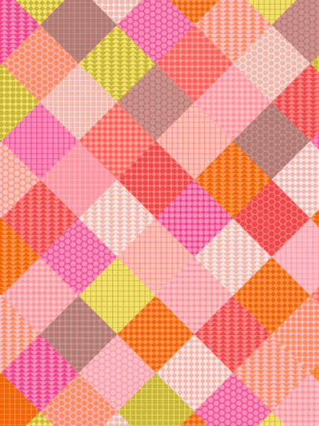 Animal Alphabet patchwork pink quilting fabric by Lewis and Irene UK