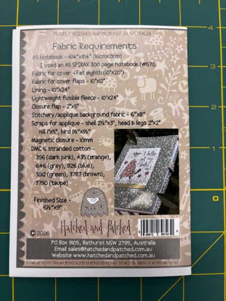 Put My Skates On Notebook Cover Pattern - Image 2