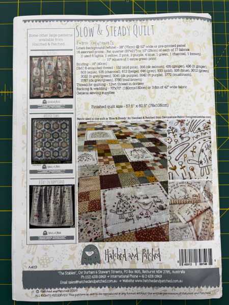 Slow & Steady Quilt Pattern Hatched and Patched - Image 2