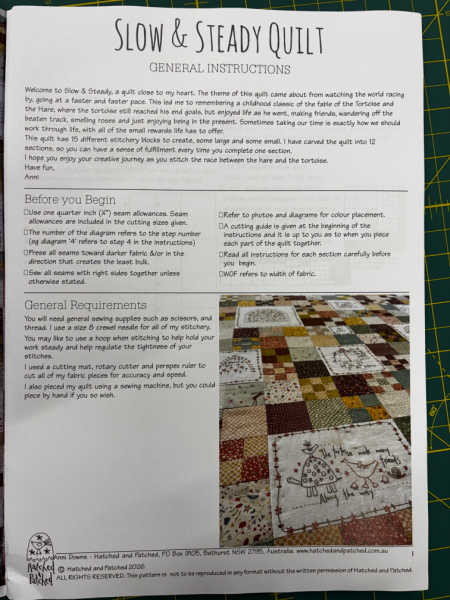 Slow & Steady Quilt Pattern Hatched and Patched - Image 3