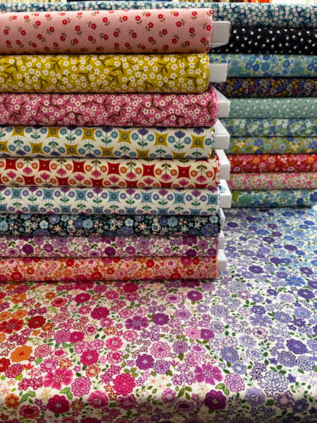 Boho Blooms Quilting Fabric UK