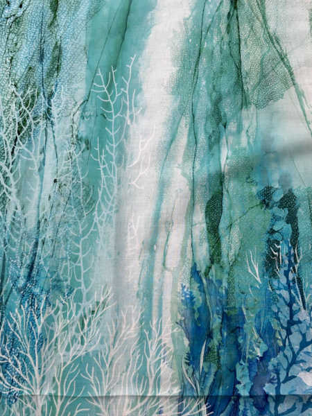 Coral Reef Seaweed & Coral Fabric - Image 3