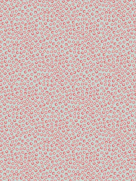 Out & About pink daisy quilting fabric by Natalie Bird for The Birdhouse UK, with tiny cream flowers on a pink background.