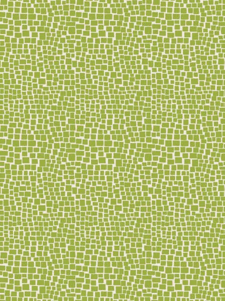 Out & About green cobblestone quilting fabric by Natalie Bird for The Birdhouse UK, with a small green square pattern on a pale background.