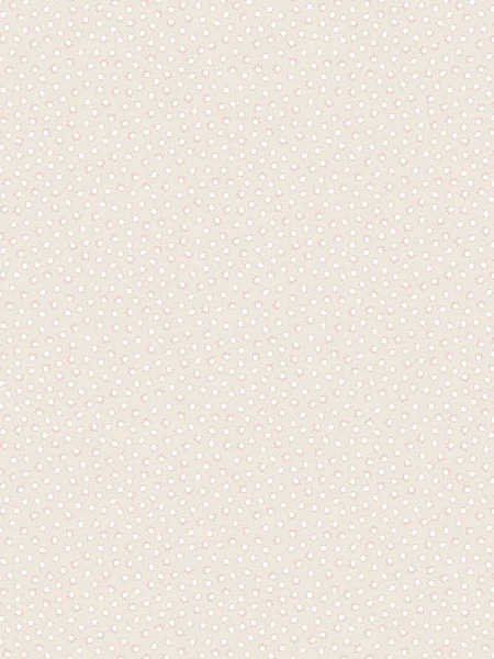 Out & About cream dot quilting fabric by Natalie Bird for The Birdhouse UK, with tiny white dots on a soft cream background.