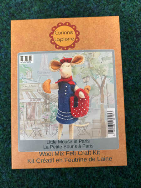 Corinne Lapierre Little Mouse in Paris wool-mix felt craft kit