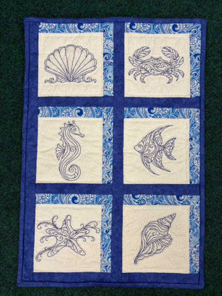 Summer 26 slow sewing challenge quilt with Patchwork Dreamer
