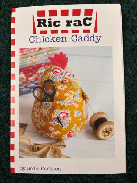Chicken Caddy sewing pattern with scissor pocket uk