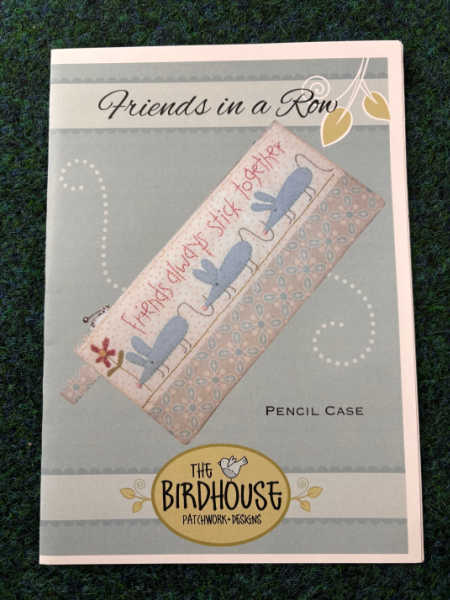 Friends in a Row pencil case sewing pattern