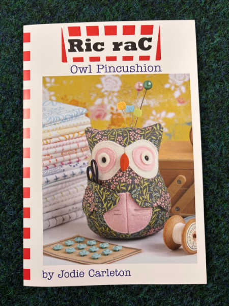 Owl Pincushion sewing pattern by Jodie Carleton UK
