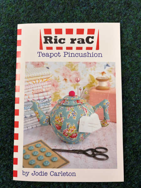 Teapot Pincushion sewing pattern by Jodie Carleton UK