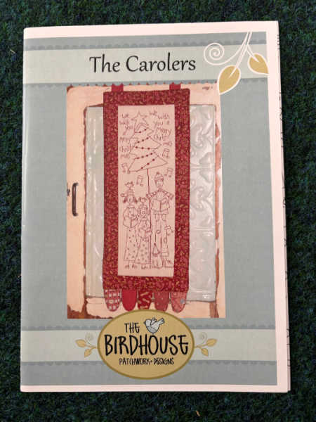 The Carolers Christmas stitchery pattern by The Birdhouse UK