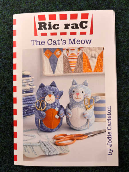 The Cat’s Meow cat sewing pattern by Jodie Carleton Ric Rac
