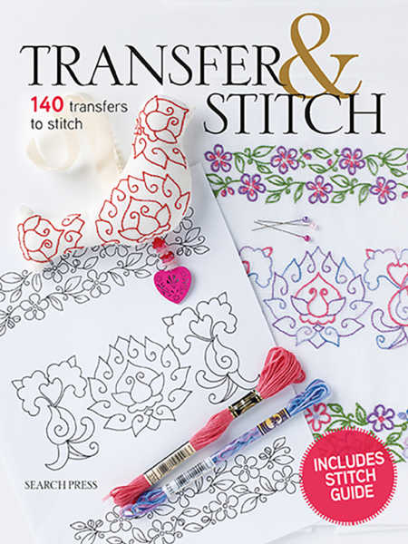 Transfer and stitch book cover